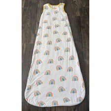 Kyte Baby Rainbow Bamboo Sleep Bag 1.0 TOG Size XL 18-36 Months White Yellow