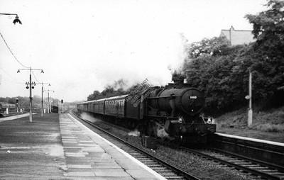 1963 EALING BROADWAY Train Station GWR 1000 Locomotive Railway Photograph #136