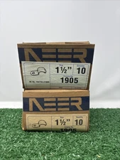 Neer 1905 1-1/2" 1-Hole Plated Stamped Steel "Click-On" Strap Qty.20