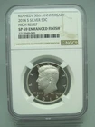 2014 S High Relief Silver Kennedy Half Dollar NGC SP 69 Enhanced Finish