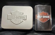 harley davidson playing cards in tin