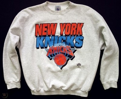 VINTAGE 1980'S NY NEW YORK KNICKS SweatShirt Unisex Men Women KV9026