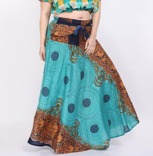 Women's Maxi Thai Skirt Tribal Hippie Peasant Flare Skirt 03 Pcs Wholesale Lot