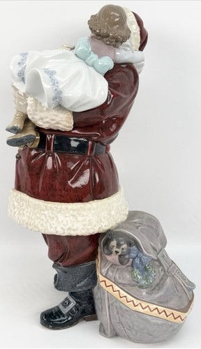 LLADRO #1960 SANTA I’VE BEEN GOOD LTD ED FIGURINE ORIGINAL BOX & COA LARGE MINT! - Picture 4 of 7
