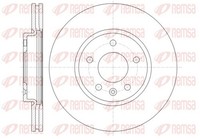 2X Bremsscheibe Remsa 61314.10 FüR Orlando J309 Chevrolet P10 Astra Opel 299,9Mm