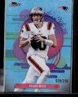 2025 Topps Finest Football Sky Blue Refractor Drake Maye #142