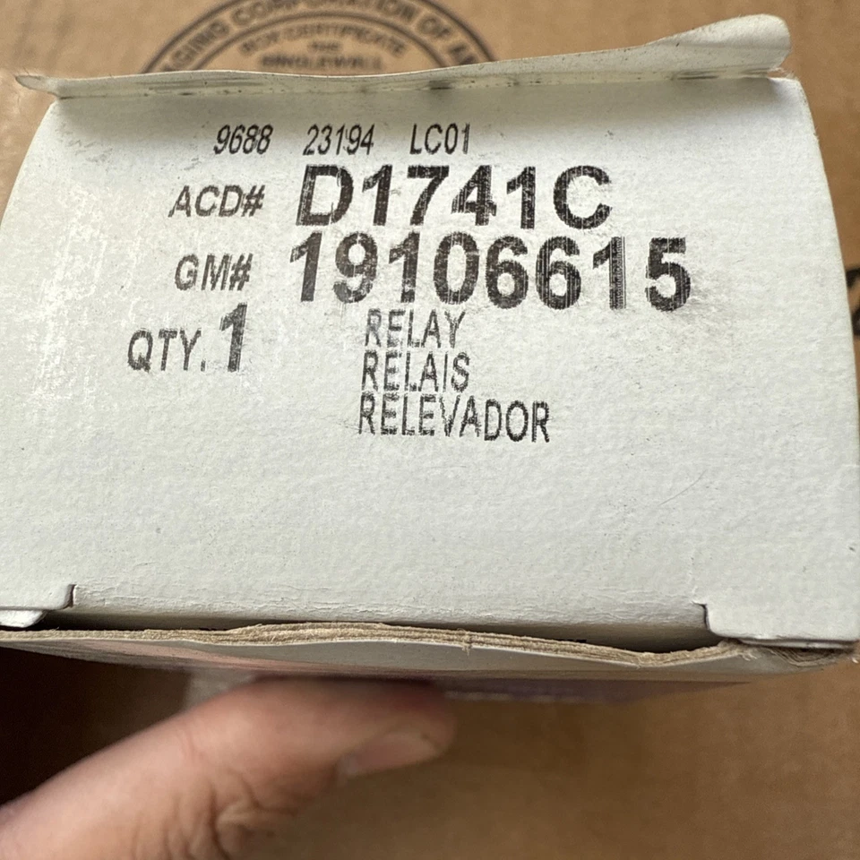 Relé multiusos D1741C AC Delco para Chevy Le Sabre De Ville Avalanche sedán Foto 2 de 4
