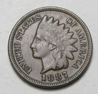 1887 INDIAN HEAD CENT,FULL LIBERTY, VERY NICE COIN!!!!(A1)