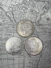 Lot of 3 1921 P,D,S Morgan Dollar - XF-AU - MD2