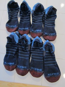 DULUTH TRADING CO WOMEN'S STAY-PUT PERFORMANCE ANKLE SOCKS ~ MEDIUM ~ 8 PAIR