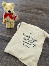 The Teddy Bear Museum Stratford Upon Avon Mohair Bear With Bag