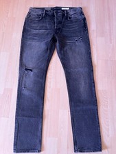 NEW Mens AllSaints REX Slim Fit Blue Stretch Denim Jeans - W32 L32