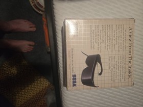 SEGA 3D glasses for Master system console w/3D Adapter All CIB Mint Condition 