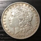 1888-S Morgan Silver Dollar $1, XF. Tough Date! J27