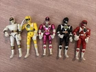 Bandai Mighty Morphin Power Rangers 1994 Vintage Action Figures Lot of 5
