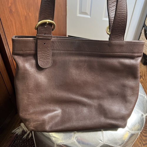 BOLSO DE MANO VINTAGE COACH DE CUERO MARRÓN SOHO LAFAYETTE G5C-4140 - Imagen 6 de 11