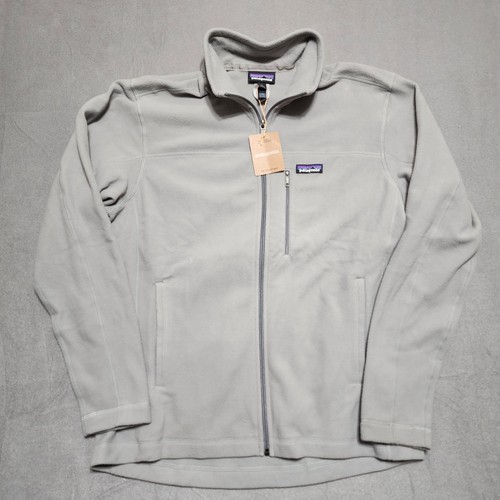 Veste polaire homme Patagonia neuve micro D taille L gris logo neuf avec étiquette 99€  - Photo 1/11