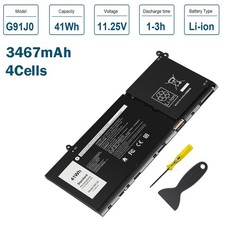   G91J0 Battery For Dell Inspiron 15 3510 13 5310 14 5410 15 5510 16 7620 2-in-1