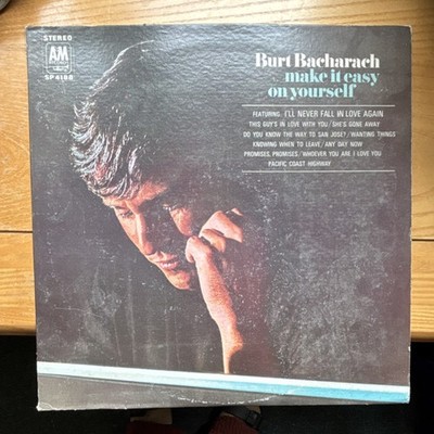 Burt Bacharach Make It Easy On Yourself LP Vinyl A&M 12'' 33 RPM Cardboard SP4188