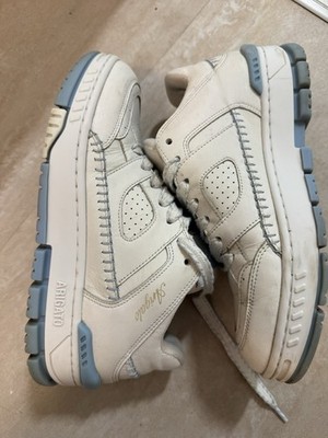 Axel Arigato Sneaker Damen Größe 38 Leder Weiß Blau Gebraucht Top