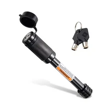 CZC AUTO Hitch Receiver Pin Lock, Trailer Receiver Lock with 5/8" Pin for Cla...