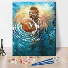 Paint by Number for Adults Jesus Paint by Numbers Christ Religion Paint by Nu...