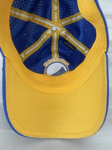 Gorra Adidas Golden State Warriors - Flex L/XL - Azul Amarillo NBA - Imagen 9 de 10