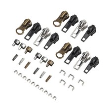 Zipper Repair Kit, 5 Zipper Replacement Slider Kit, Zippers Pull Zip Head2743