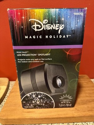 DISNEY MAGIC HOLIDAY PIXIE DUST LED PROJECTION SPOTLIGHT SH3