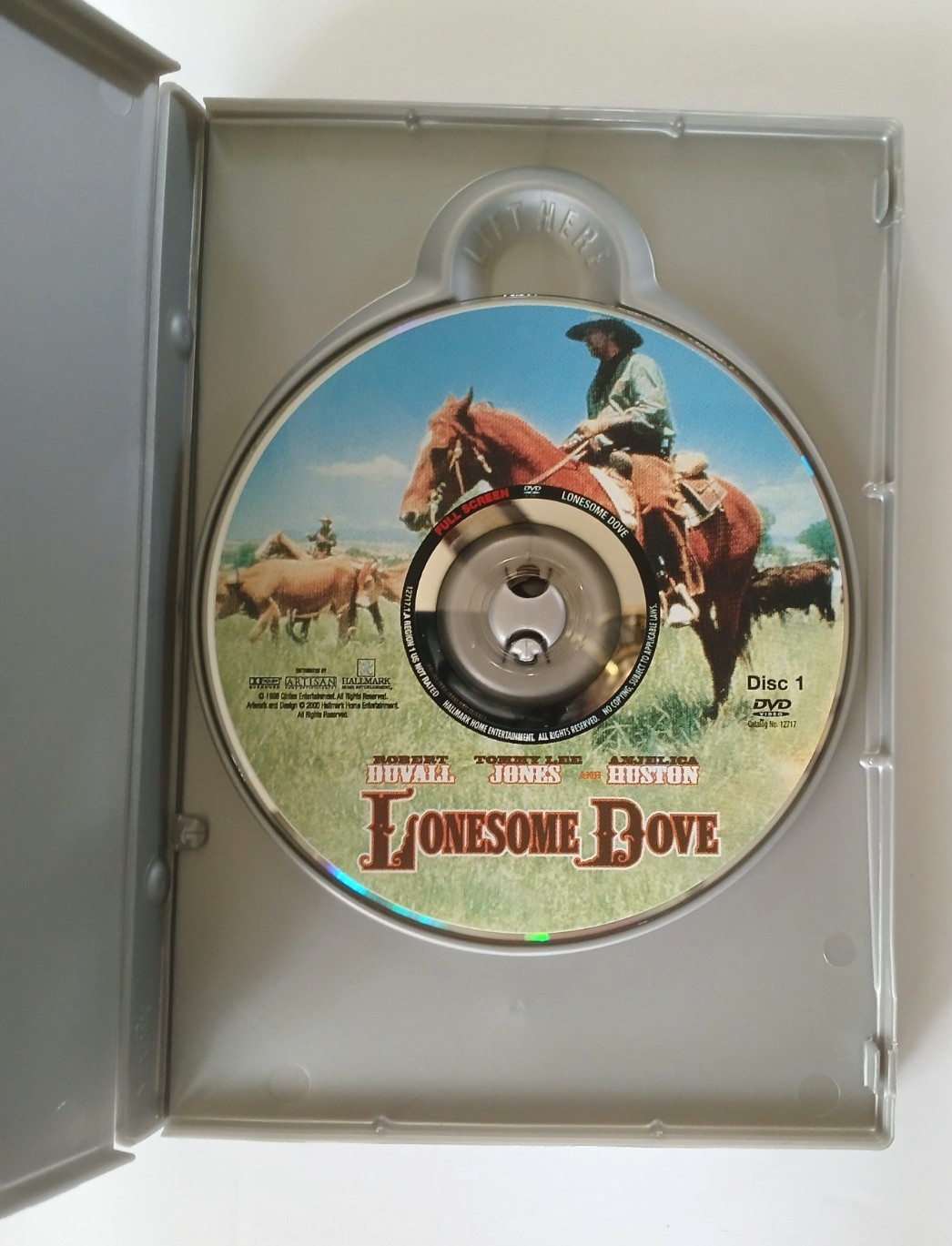 Lonesome Dove DVD 2 Disc Set ***Never Played***