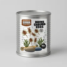 Brine Shrimp Eggs (Artemia Cysts) 425g can of 90% Hatch