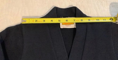 School Apparel Navy Blue School Uniform Cardigan Sweater Size Y-XS (5) USA Made - Picture 4 of 11