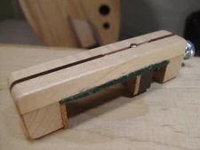  Maple Appalachian Mountain Dulcimer Capo - Walnut stripe - U.S.A.