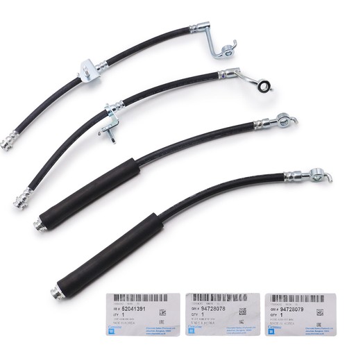 Set 4Dr Brake Hose For Cheverolet Colorado Trailblazer LTZ '12 '19 - Picture 4 of 8