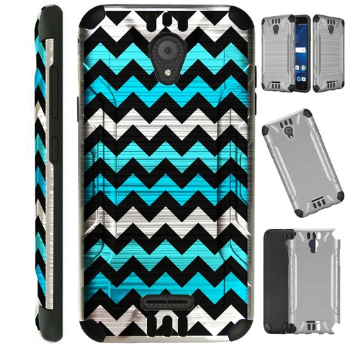 SILVERGUARD For TCL A1 / Alcatel Insight Phone Case Brush Hybrid Cover G7 - Photo 8 sur 9