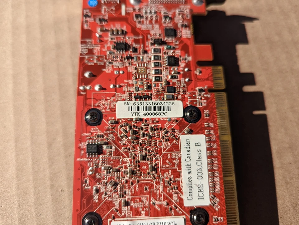 VISIONTEK DMSGR1PC  6350 HD 1GB DDR3 DVI-I, HDMI, VGA GRAPHICS CARD ZZ5-2(12 - Image 4 of 4