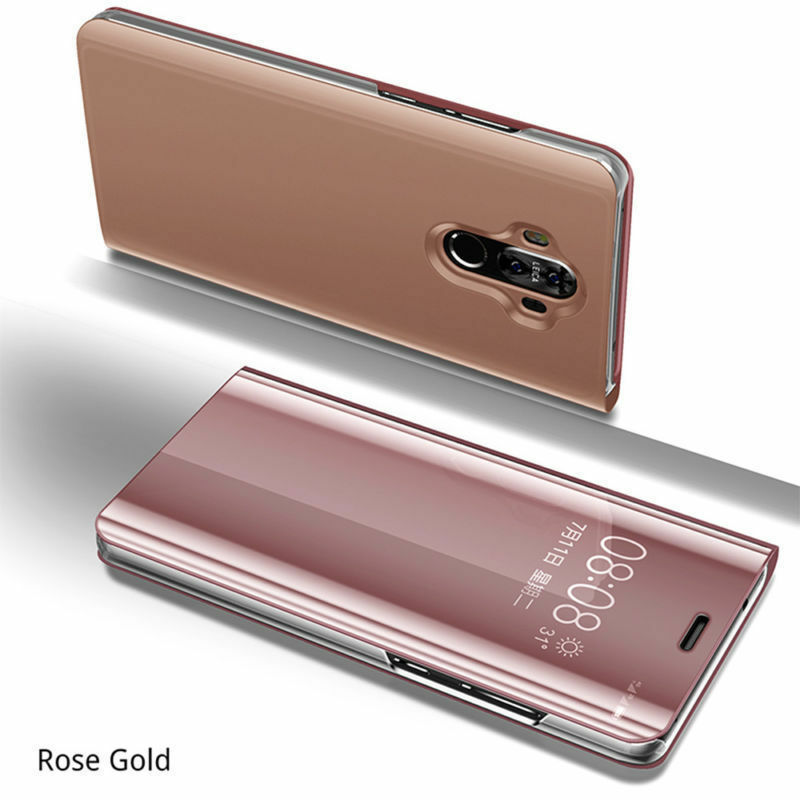 pour Huawei Mate 20 Lite Clear View Etui à Rabat Cover Flip Case Housse Translu