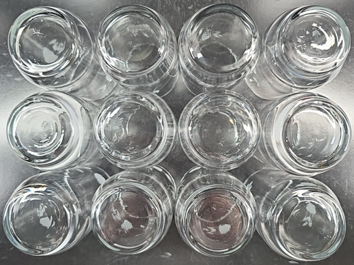 (12) Princess House Heritage 11 Oz Tumblers Set Clear Floral Etched Cut 6938 Lot - Picture 14 of 24