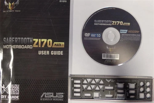 ASUS SABERTOOTH Z170 MARK 1 - Handbuch - Blende - Treiber CD   #109913