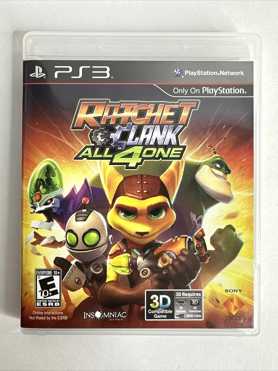 Ratchet and Clank All 4 One PS3 promo promotional rare PlayStation 3 (full  game)