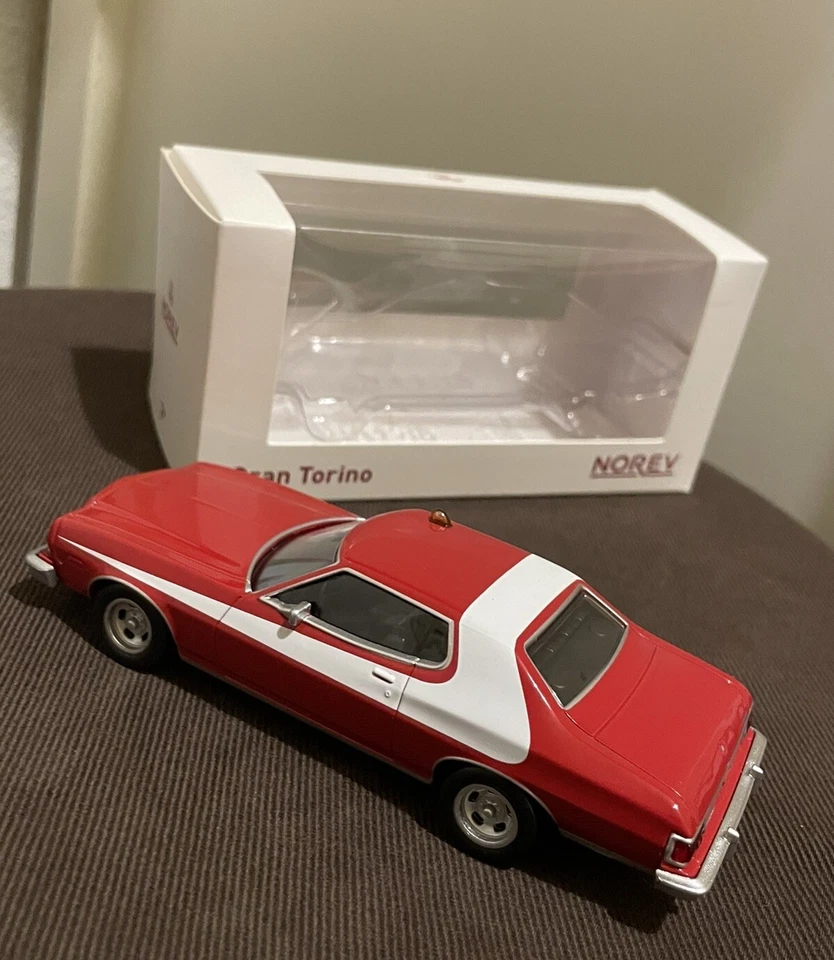 Modellino Norev Ford Gran Torino Starsky e Hutch 1/43 1:43 Metallo, IN Scatola - Immagine 4 di 4