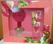 Betsey Johnson Gift Set for Women 1.7 oz EDP , 3.4 oz Body Lotion 2 PC (scuffed)