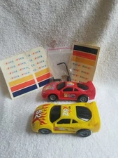Carrera GO!!!   1:43 slot cars. Set of 2 with extras as pictured 