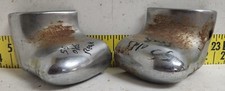 Used Oem Rhrightlhleft Rear Core Chrome Bumper Guards 1955 Oldsmobile Svm124