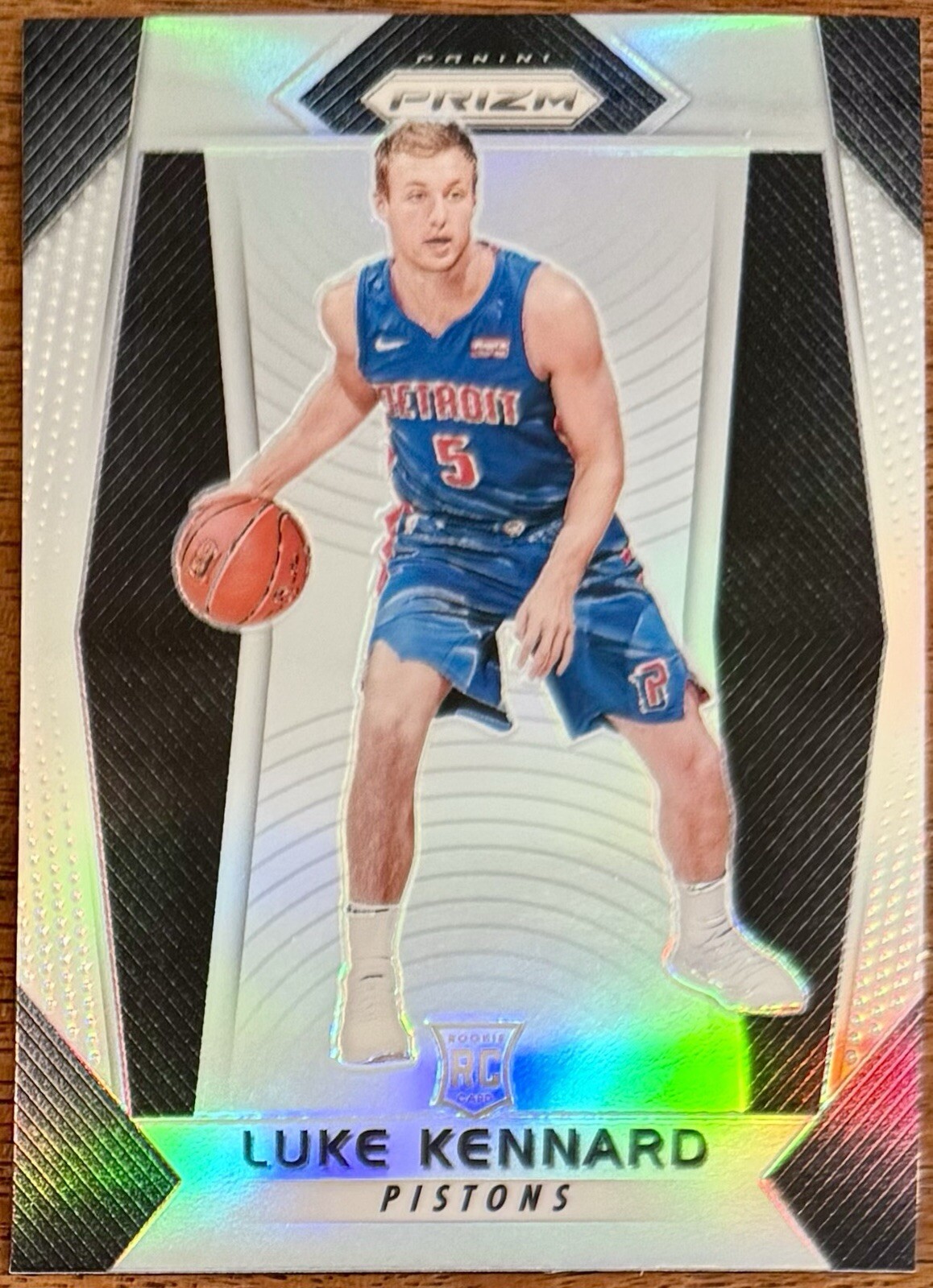 2017-18 Panini Prizm Silver Holo Prizm #171 Luke Kennard Rookie RC | Pistons