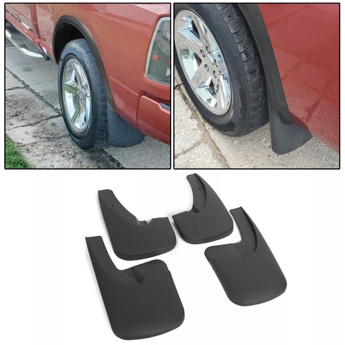 Fit For Ram 1500 2500 3500 2009-2018 2016 Splash Guards Mud Flaps Front & Rear - Picture 2 of 13
