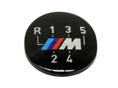 BMW Genuine Gear Knob Badge Emblem M Tech Technic Sport 5-Speed E36 Oval 1221613