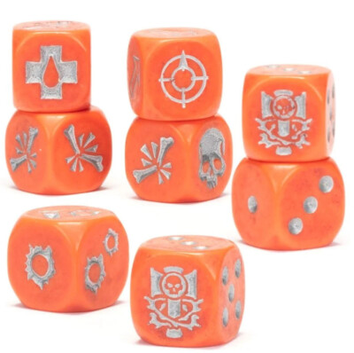 Necromunda Goliath Ash Wastes Gang Dice Set - Games Workshop NEW