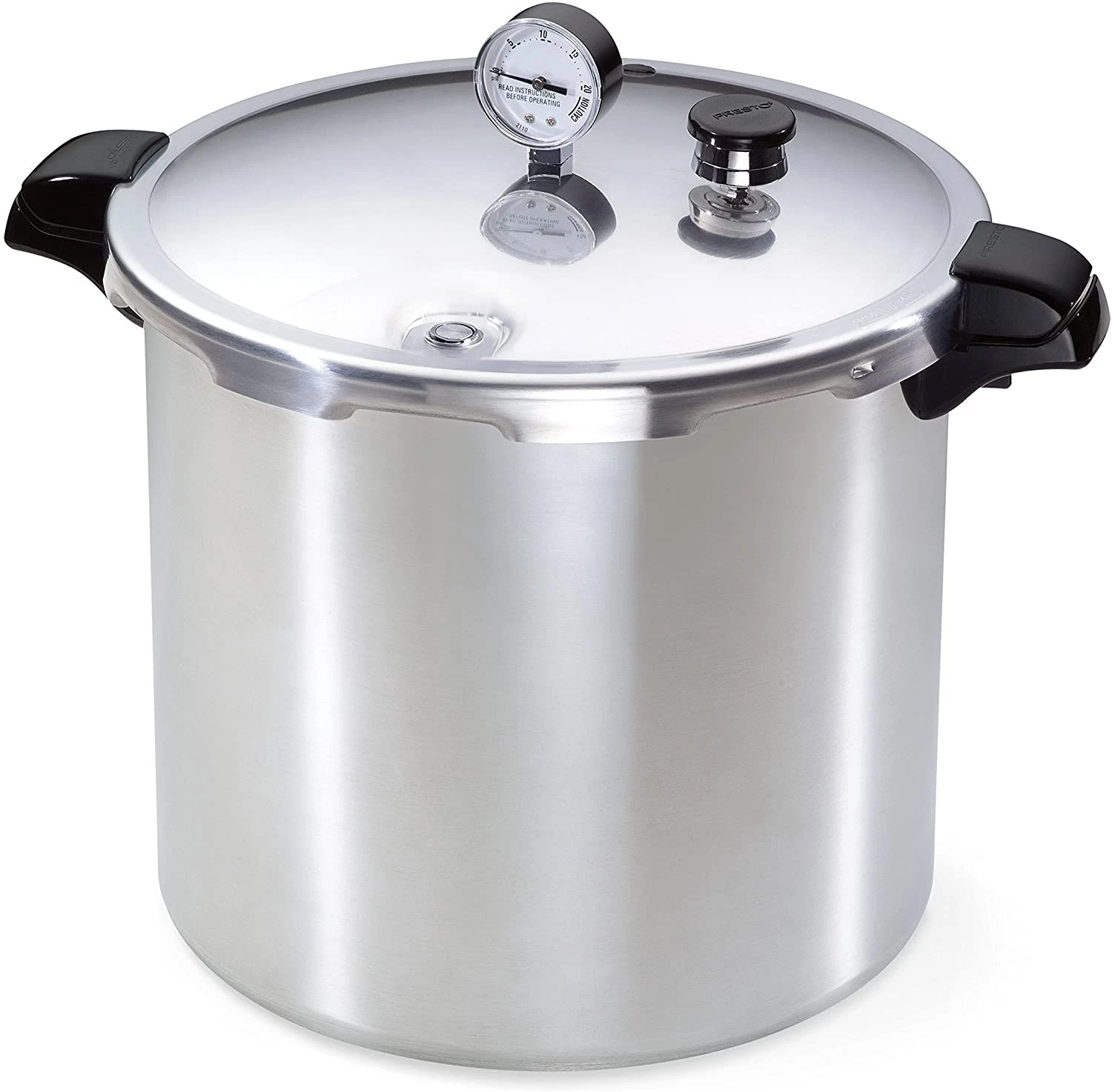 Professional Grade 23 Qt Silver Pressure Canner and Cooker - Model 01781