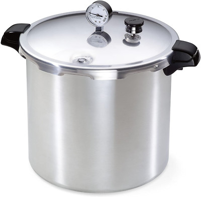 Professional Grade 23 Qt Silver Pressure Canner and Cooker - Model 01781